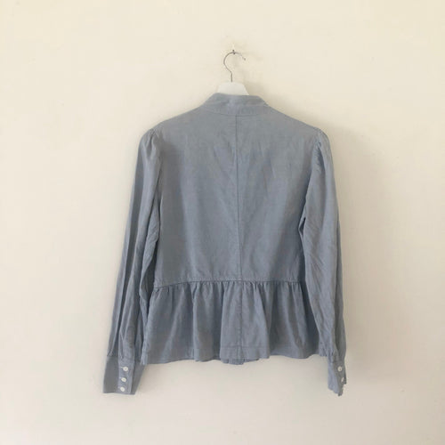 Miu Miu Blue Chambray Blouse • vintage 2000s