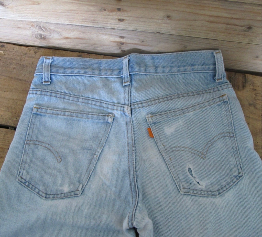 Rare Vintage 70's Levi's 684 Bell Bottom Denim made in usa S