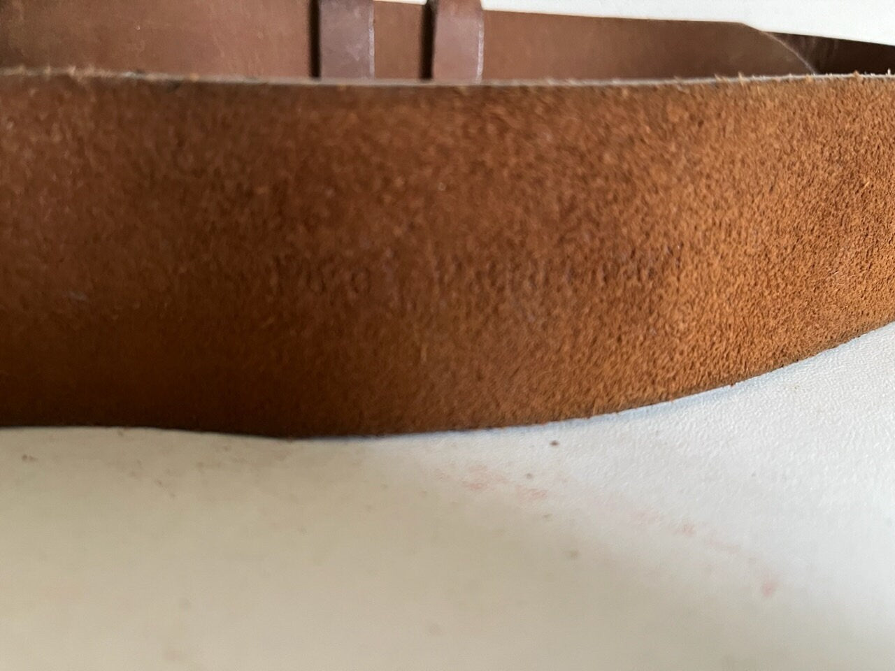 Vintage 90´s Polo Ralph Lauren leather and brass brown belt