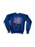 Vintage 1978 very rare Superman The Movie DC comics promo Glitter Print Sweatshirt By Mayo Spruce Youth L