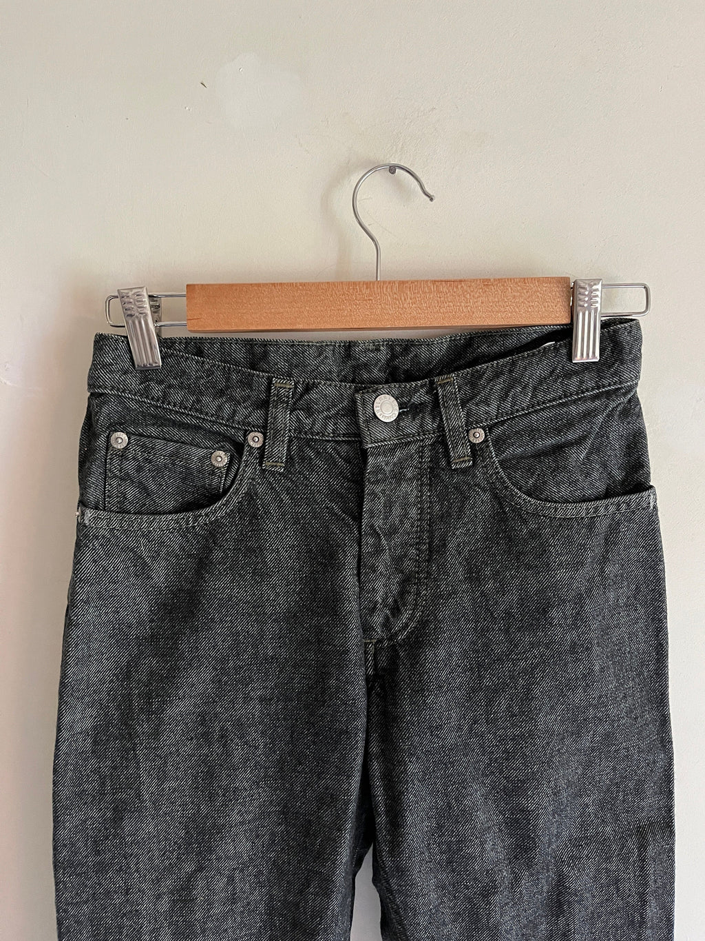 Vintage 1998 Helmut Lang denim Jeans grey black sz US 24