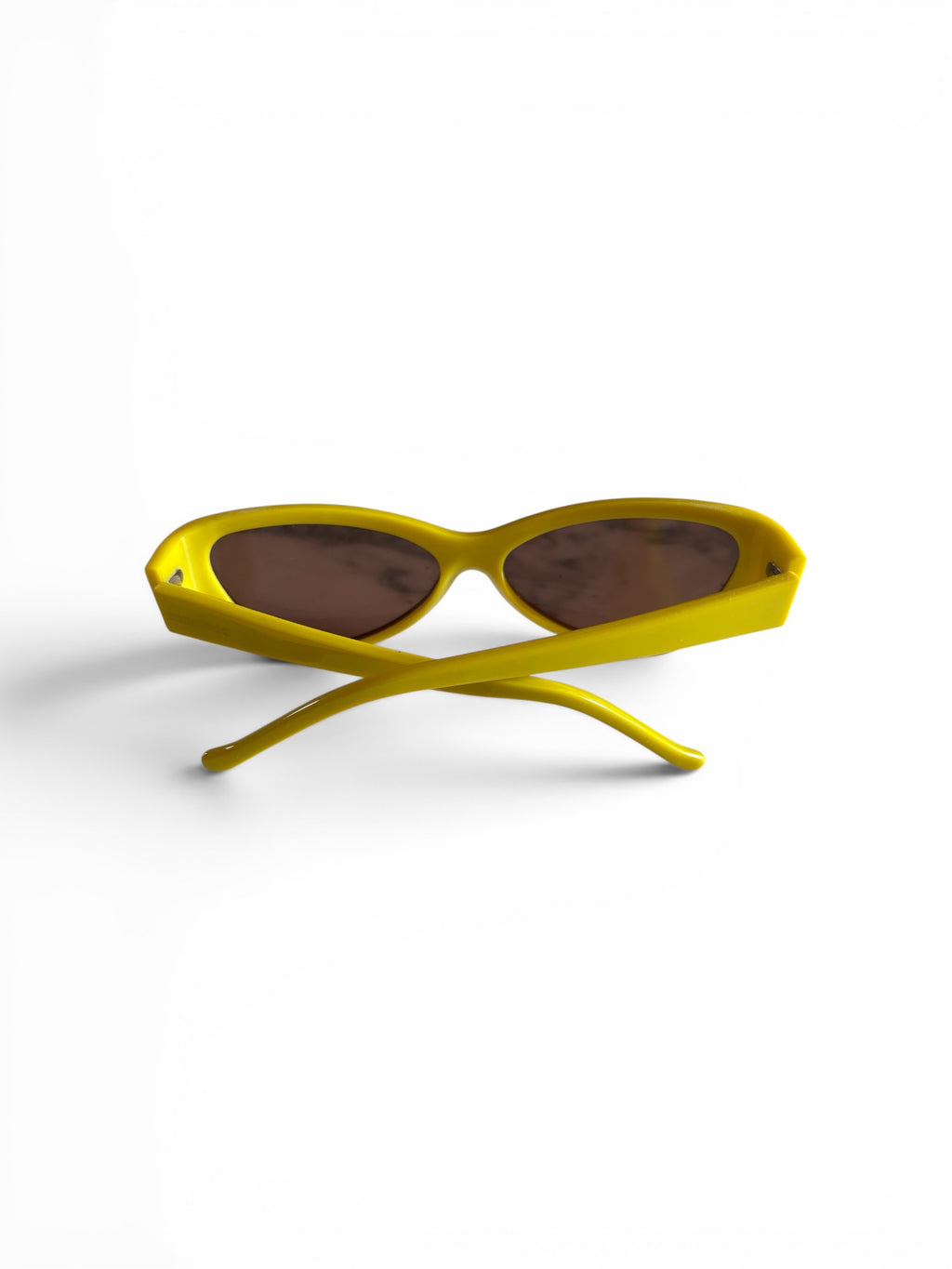 Vintage 2001 Miu Miu yellow cat eyes sunglasses