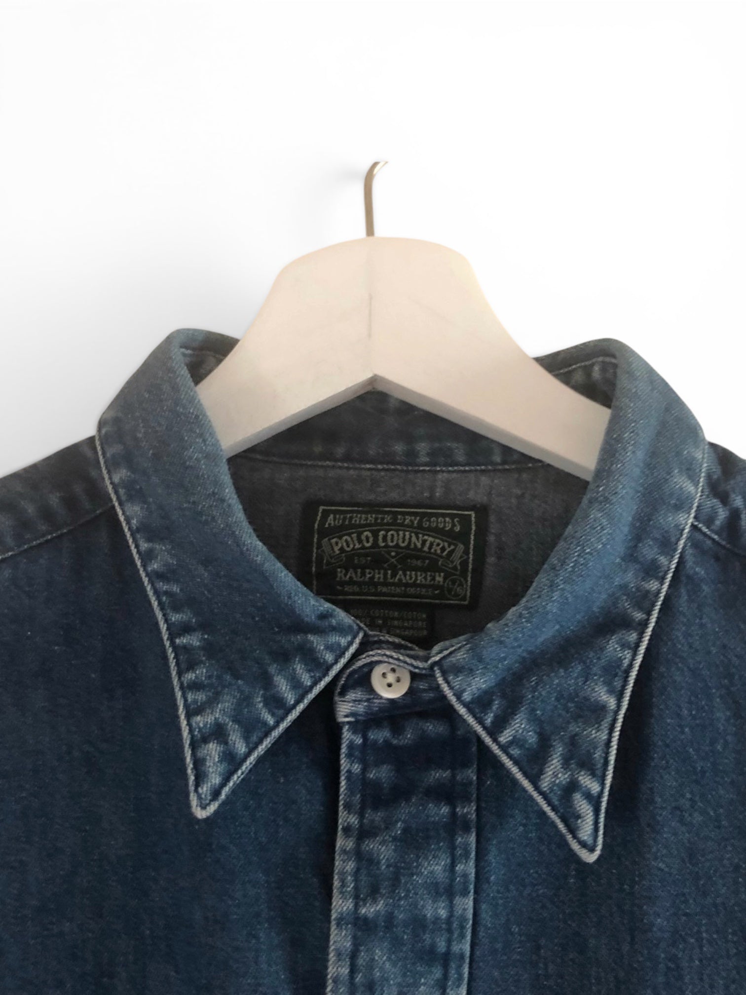 Vintage Ralph Lauren Polo Country western denim shirt