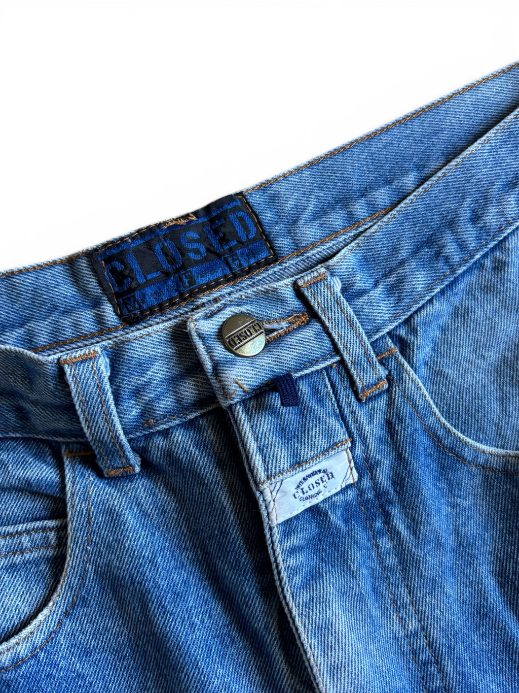 Vintage 80's Closed by Marithé & François Girbaud Men Blue Jeans