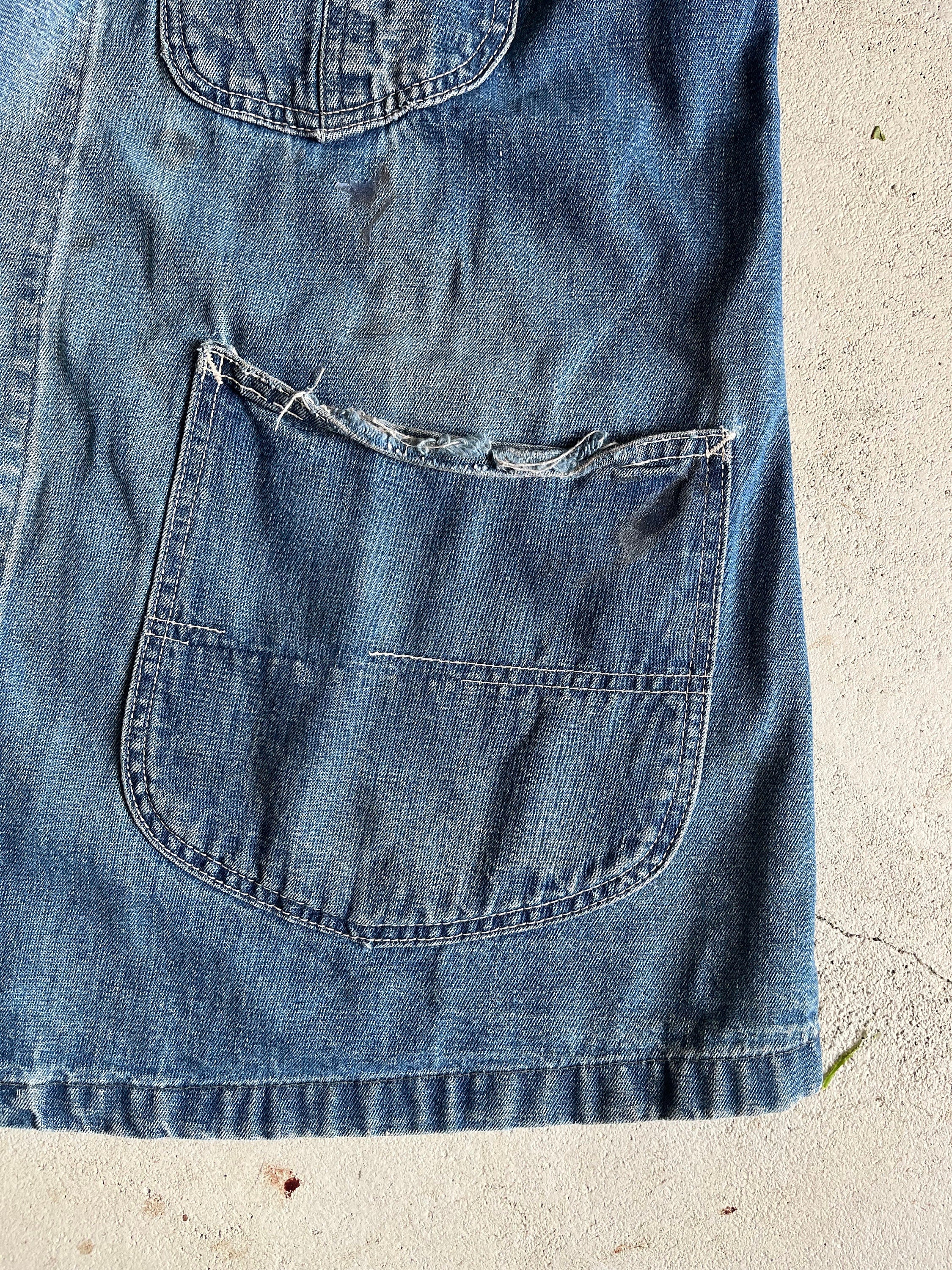 Lee vintage Sanforized union made Denim chore Loco 91J jacket