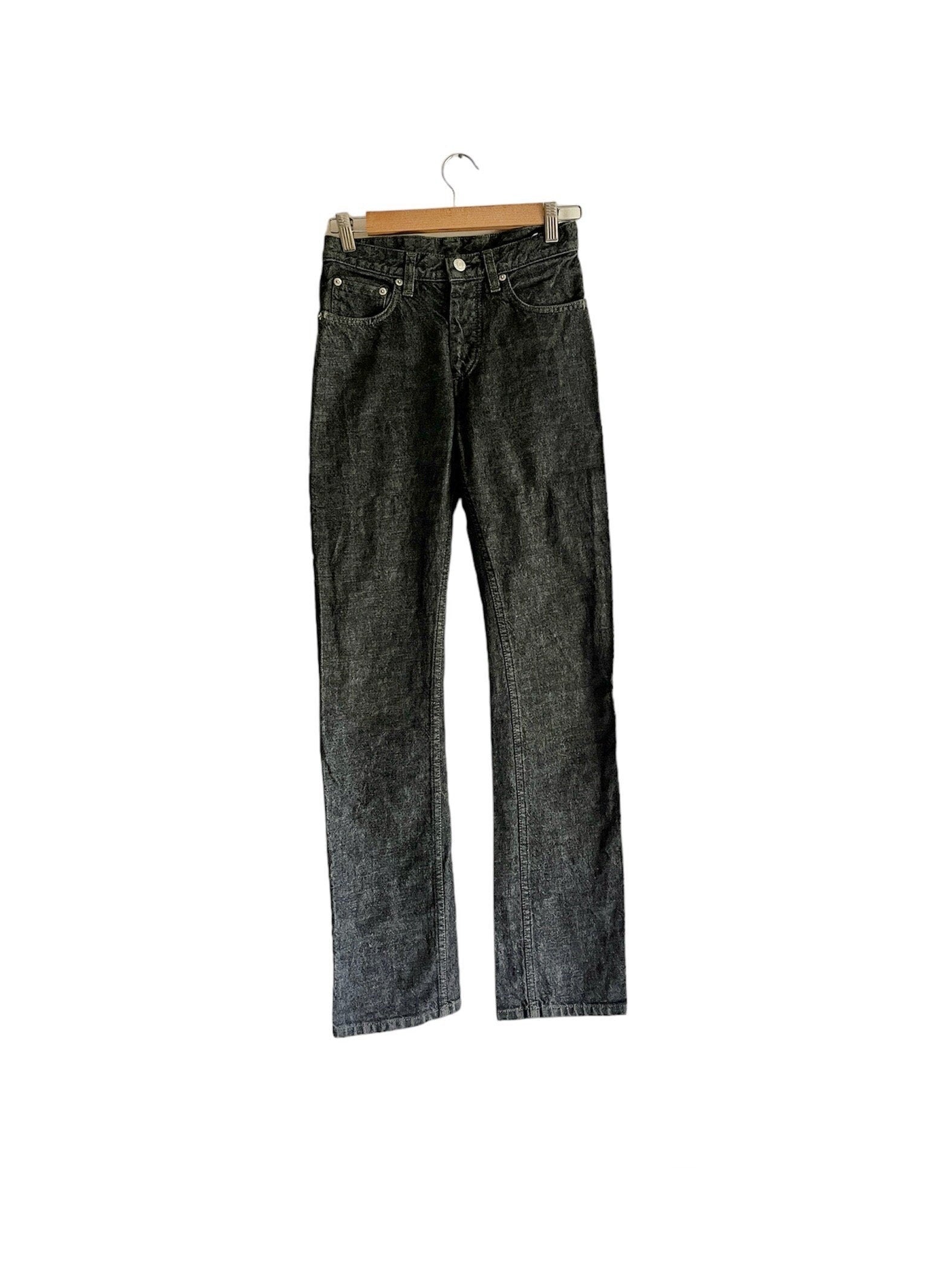 Vintage 1998 Helmut Lang denim Jeans grey black sz US 24