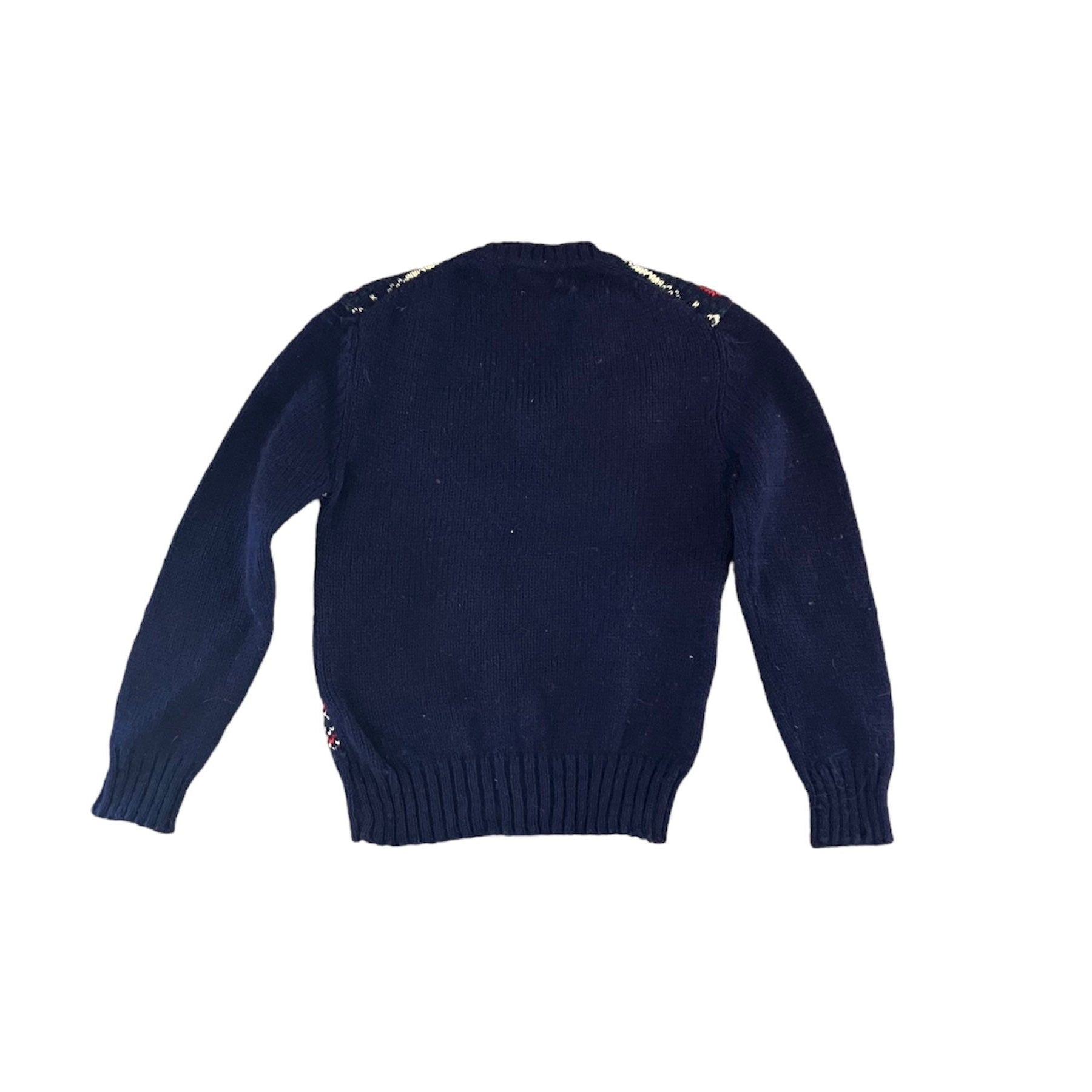 Vintage for kids Fair Isle shetland knitwear wool sweater 8 years