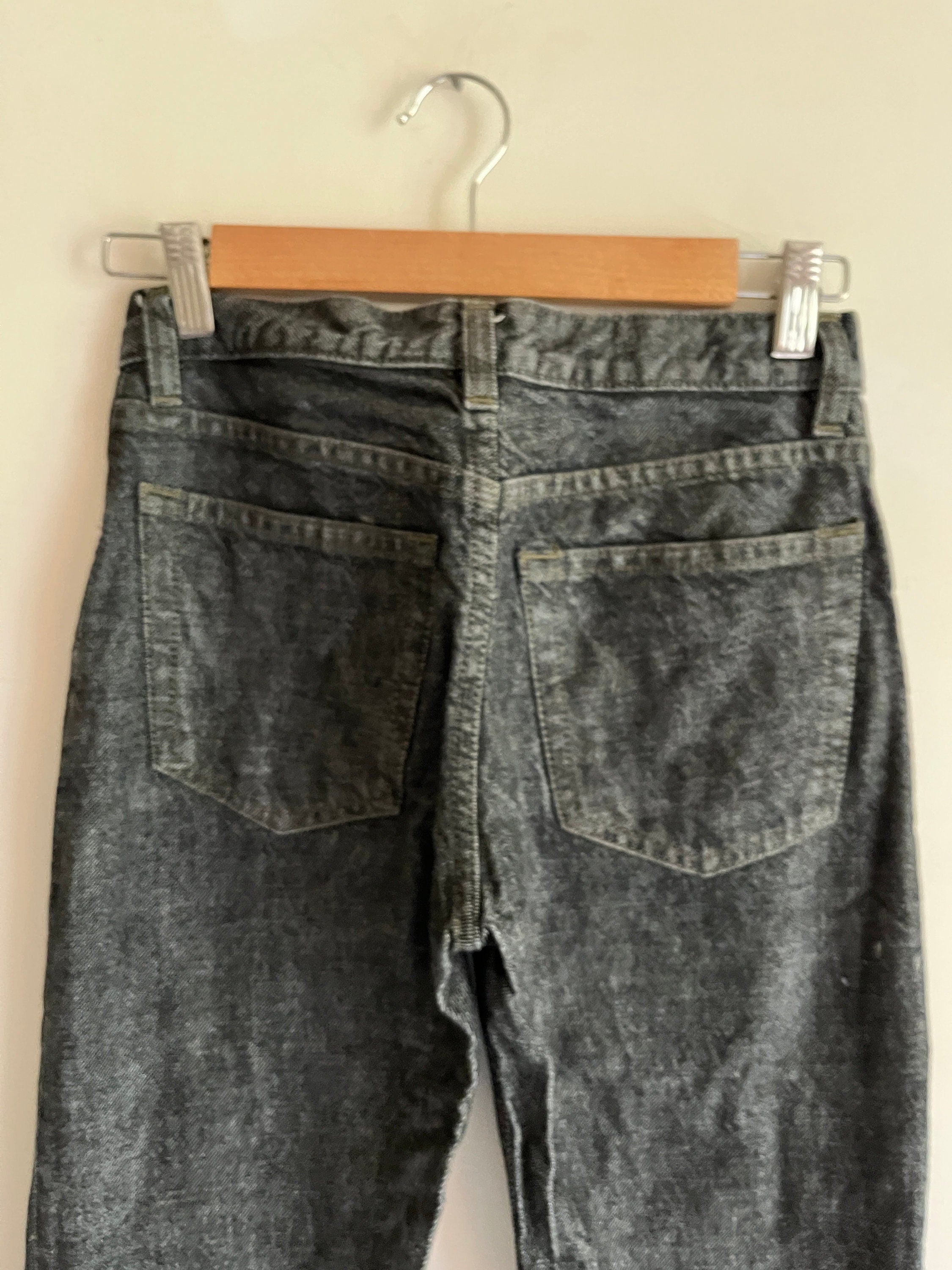 Vintage 1998 Helmut Lang denim Jeans grey black sz US 24