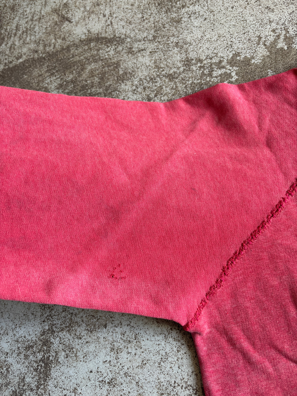Vintage Overdyed Red Champion logo Sweatshirt