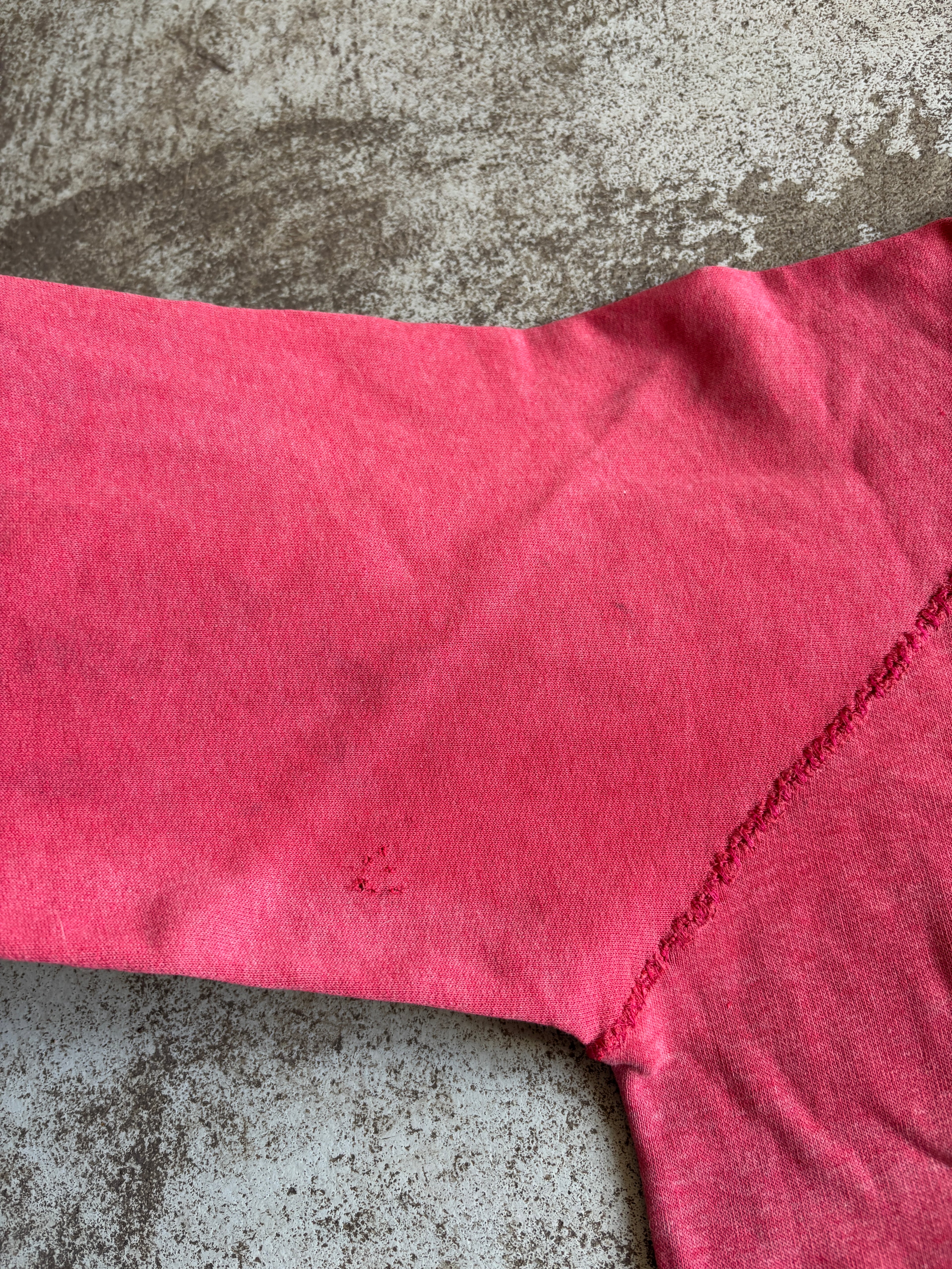 Vintage Overdyed Red Champion logo Sweatshirt