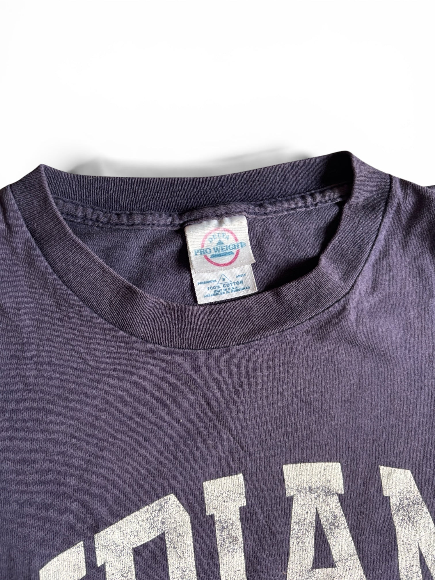 Vintage 90's Indiana University single stitch sun faded blue T-shirt S