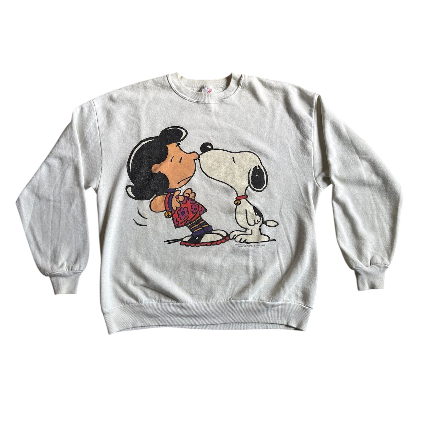 Vintage rare Peanuts Lucy Snoopy ❤️ sweatshirt made in usa XL