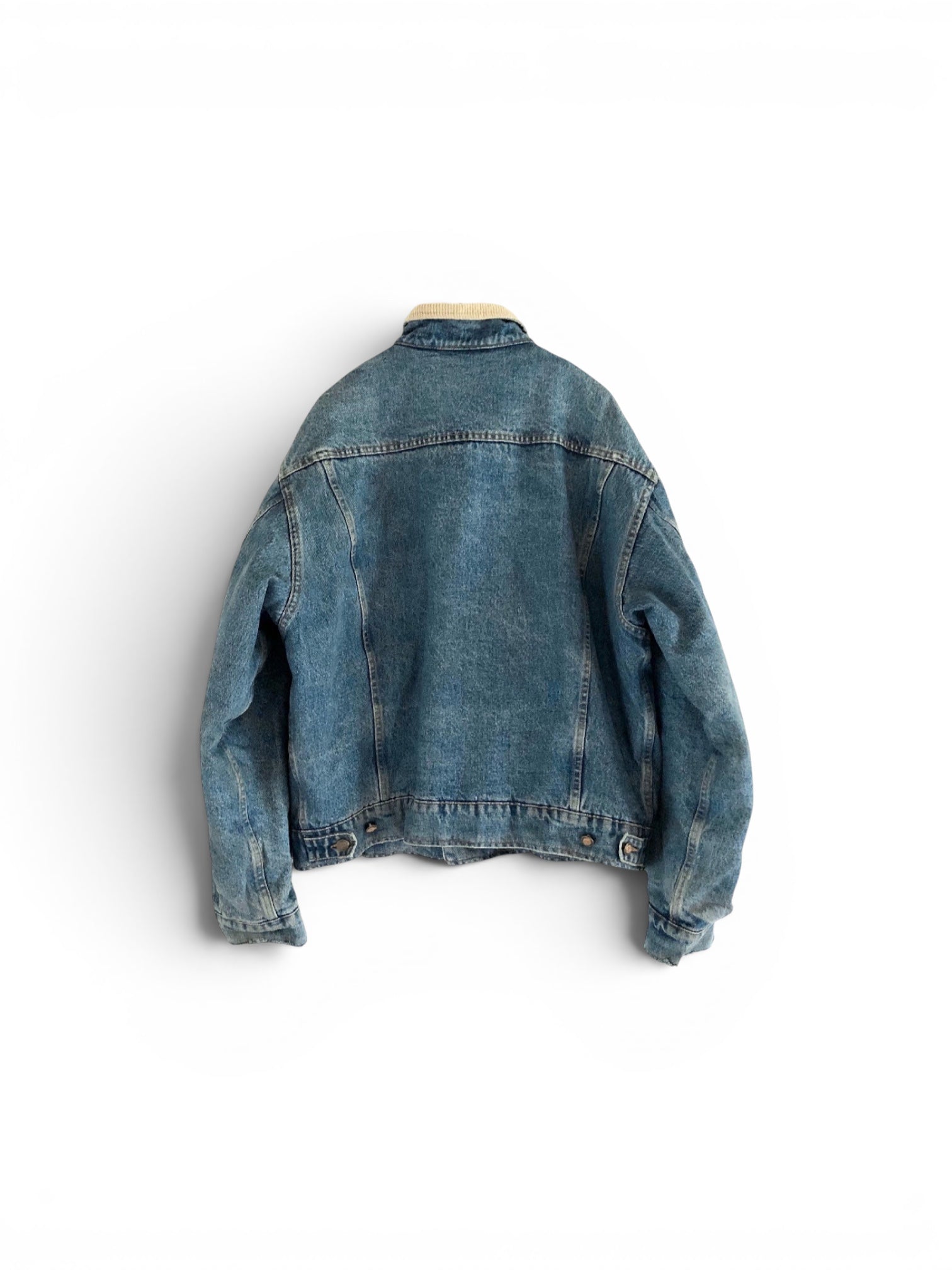 vintage Valentino winter lined denim jeans jacket XL
