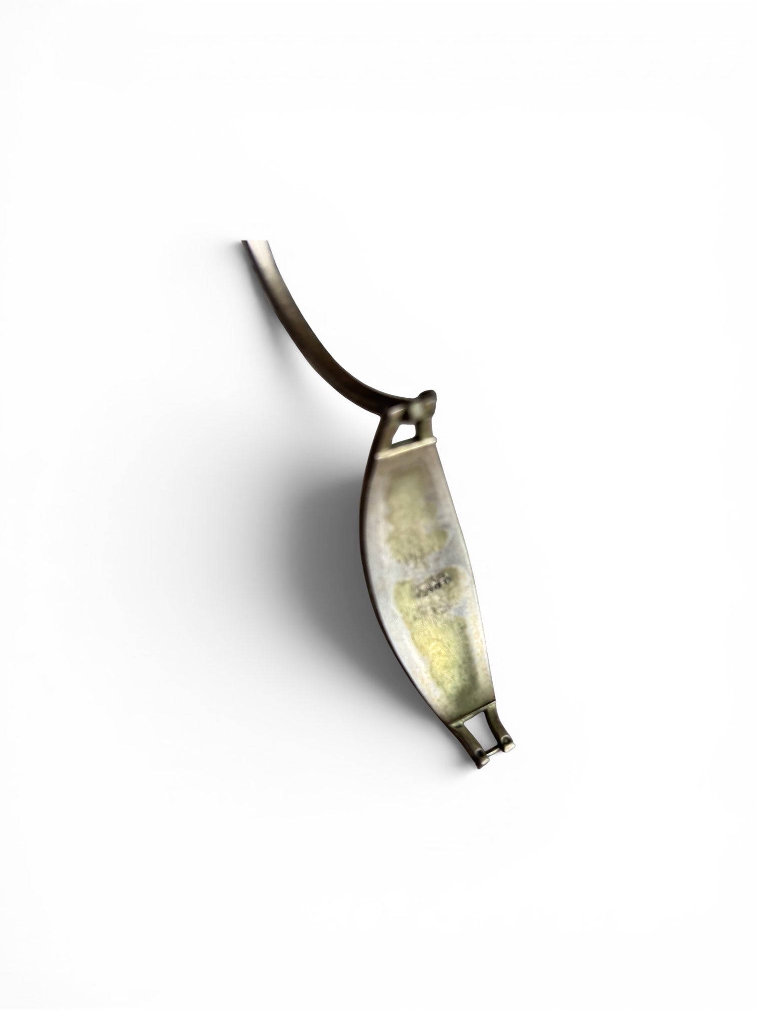 Vintage 70's 80's Bracelet argent 925 et Abalone Mexico