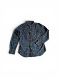 vintage 90's Ralph Lauren women tartan ruffled shirt