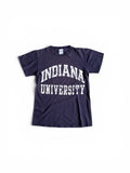Vintage 90's Indiana University single stitch sun faded blue T-shirt S