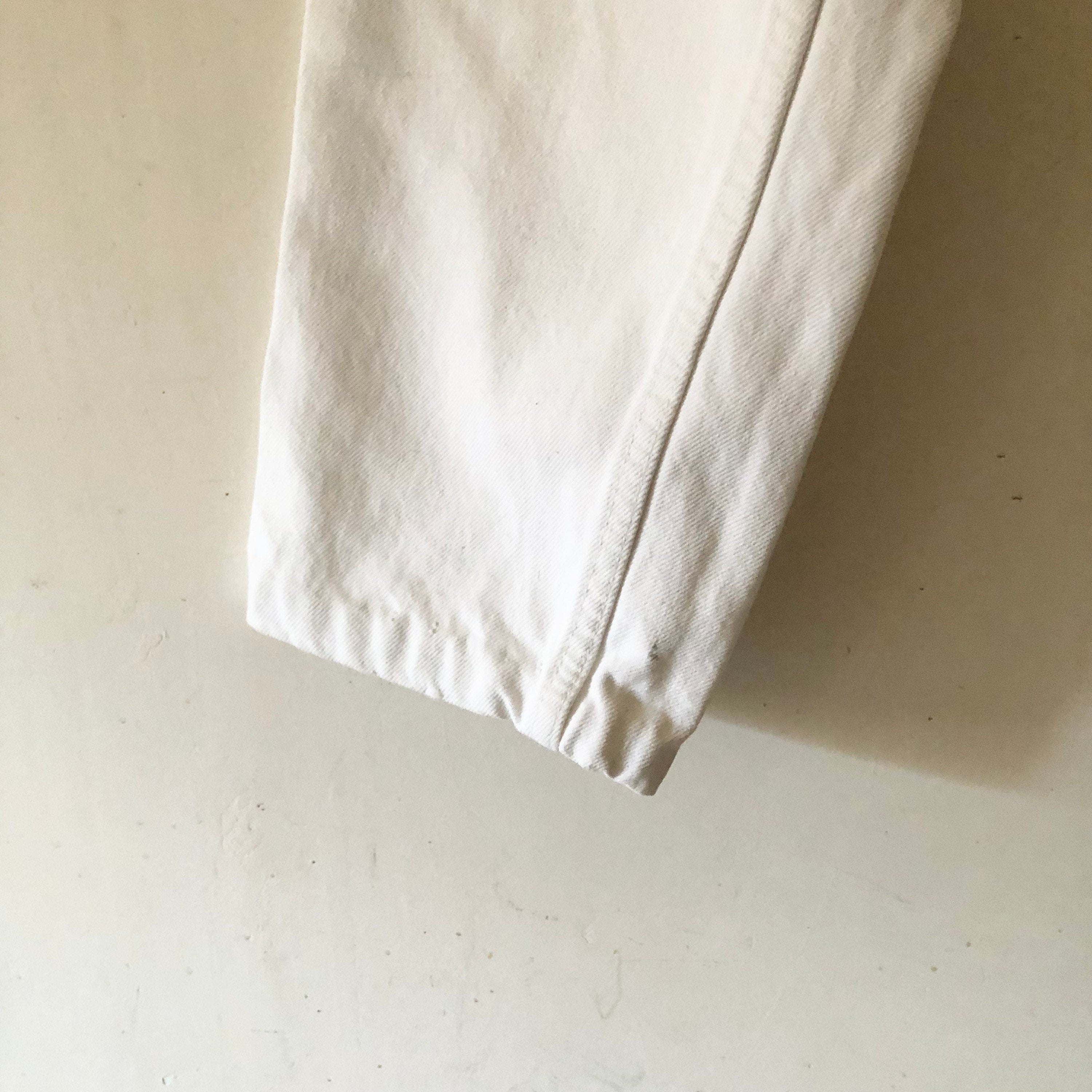 Vintage rare LEVI'S 551  white jeans denim made in usa