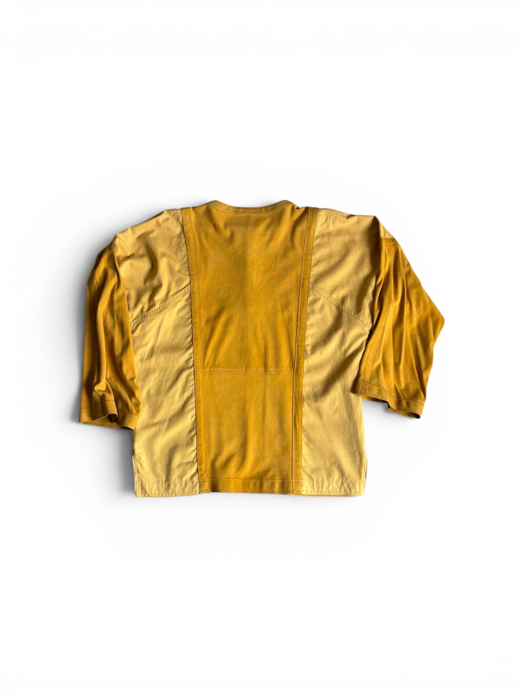 Rare Vintage 70's Gucci Suede & cotton Men blouse shirt L