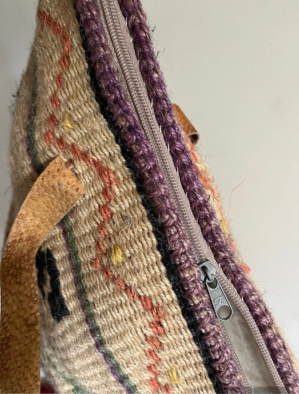Vintage patterned Sisal Bag