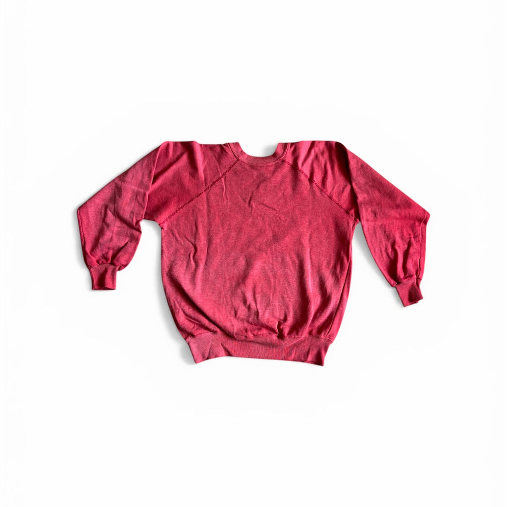 Vintage Overdyed Red Champion logo Sweatshirt