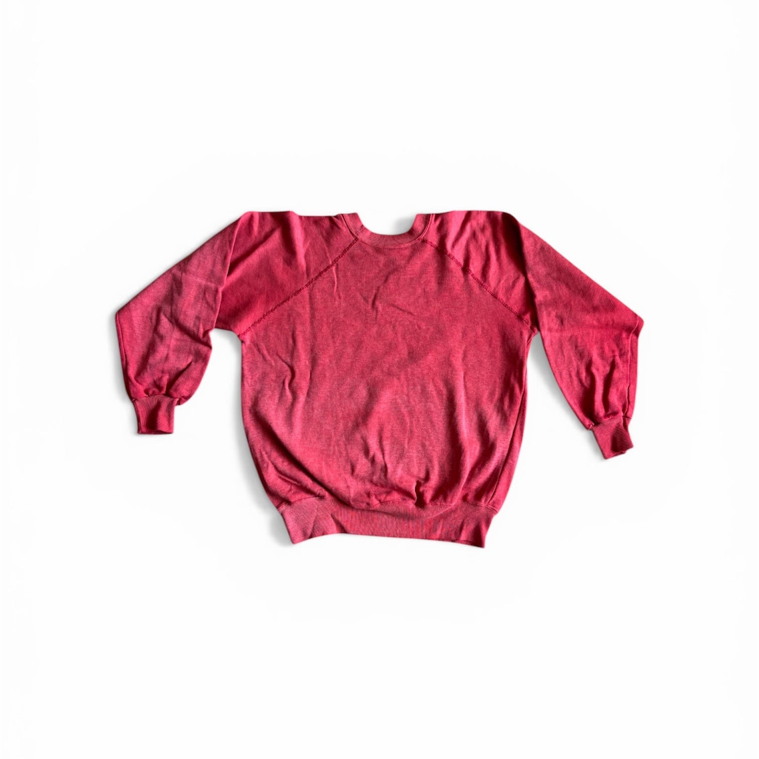 Vintage Overdyed Red Champion logo Sweatshirt