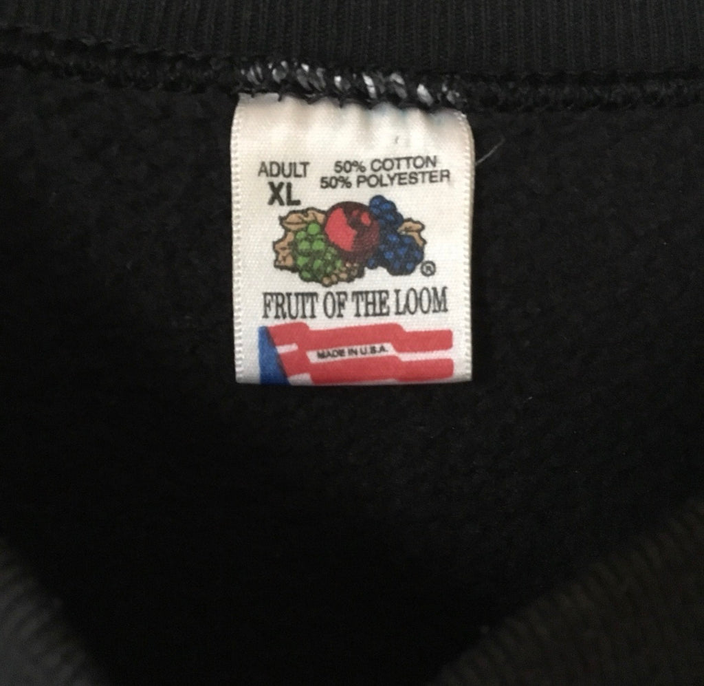 Vintage 80's Harley Davidson Bahamas Fadded black sweatshirt by Fruit Of The Loom Made in Usa  XL