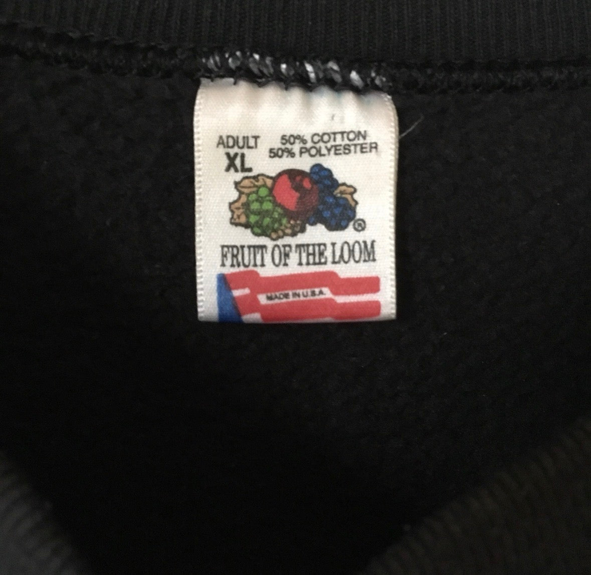 Vintage 80's Harley Davidson Bahamas Fadded black sweatshirt by Fruit Of The Loom Made in Usa  XL