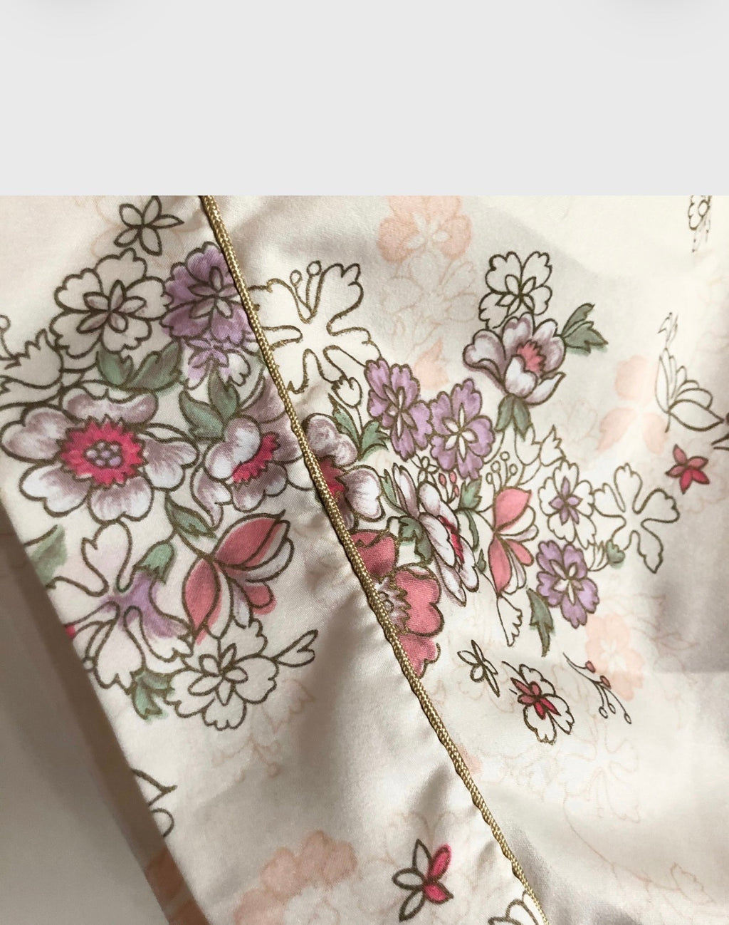 Vintage Christian Dior floral long kimono S