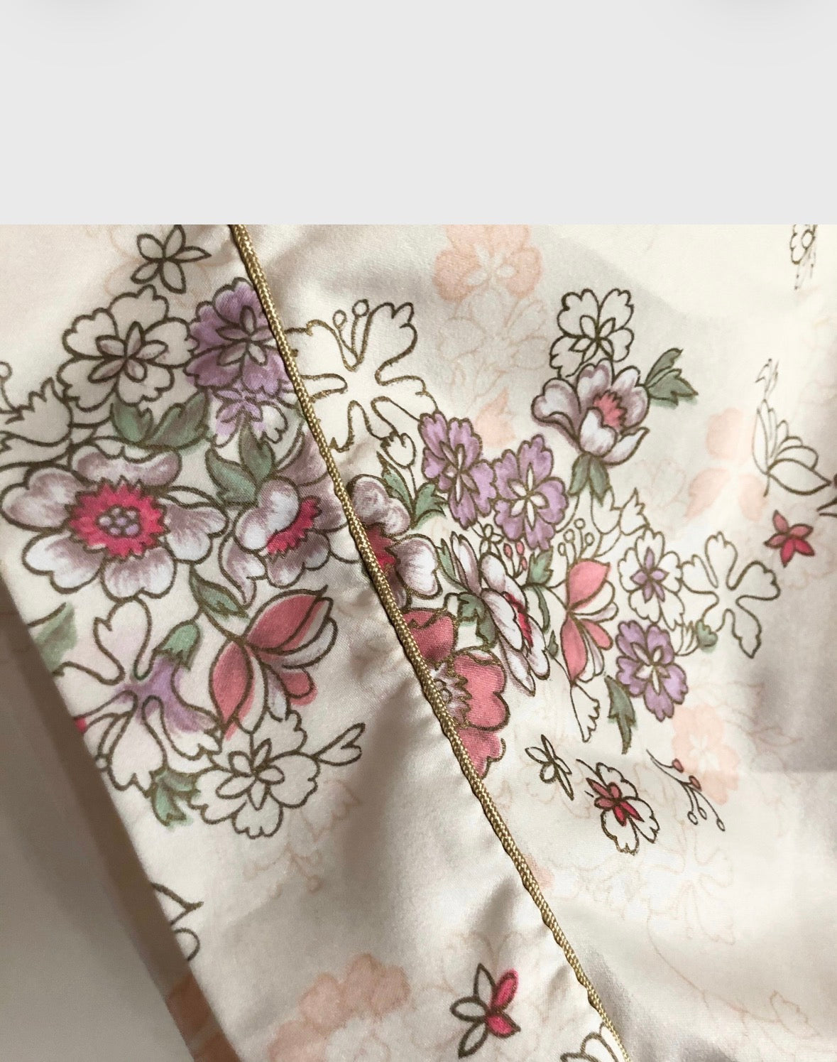 Vintage Christian Dior floral long kimono S
