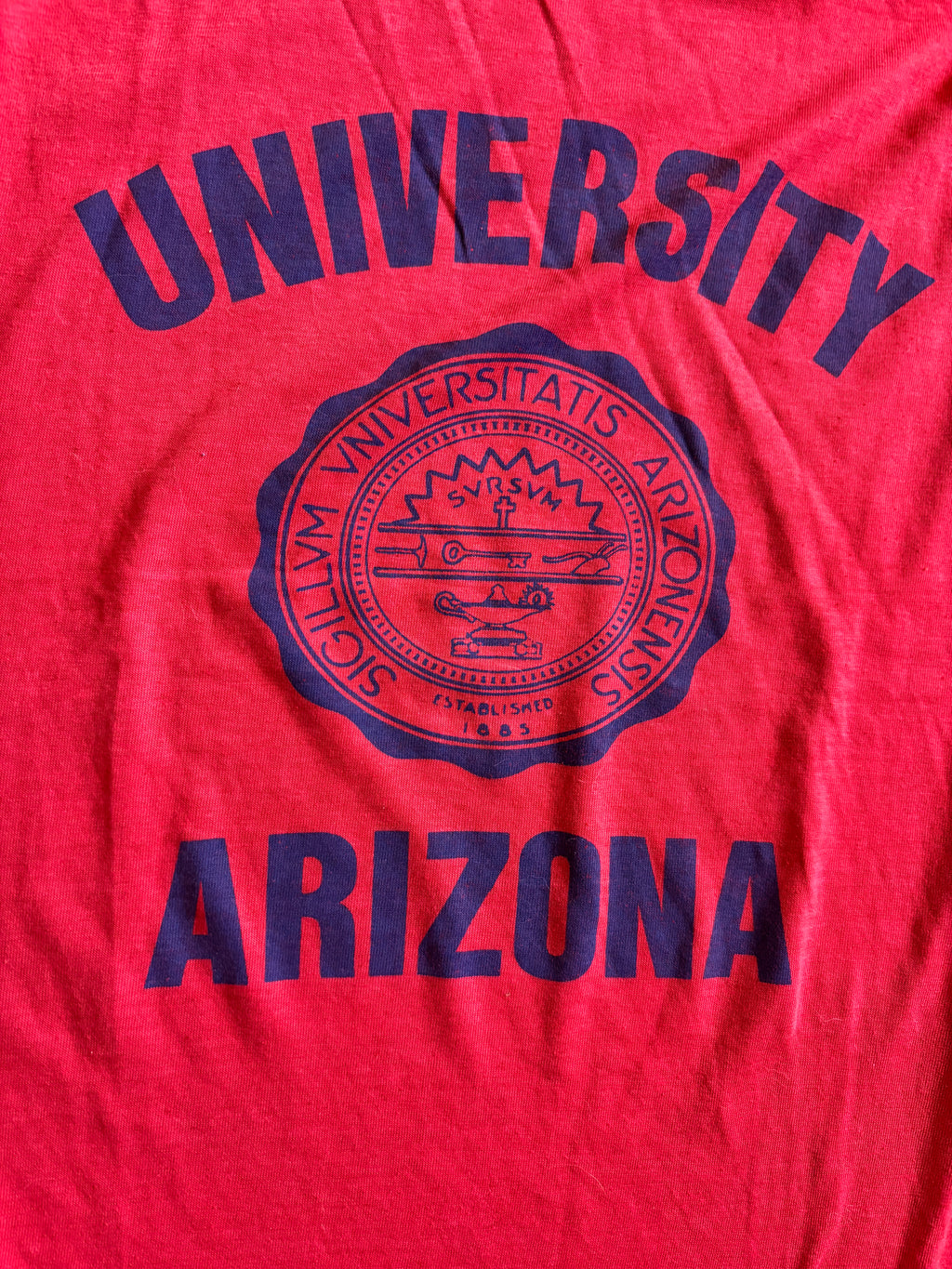Vintage Arizona University single stitch Red T-Shirt M