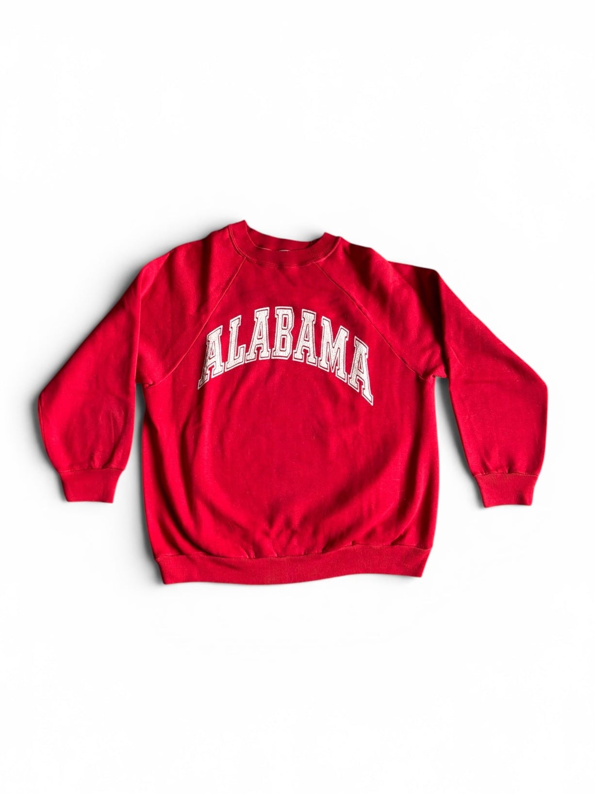 Vintage 80's Alabama red raglan sweatshirt made in usa M