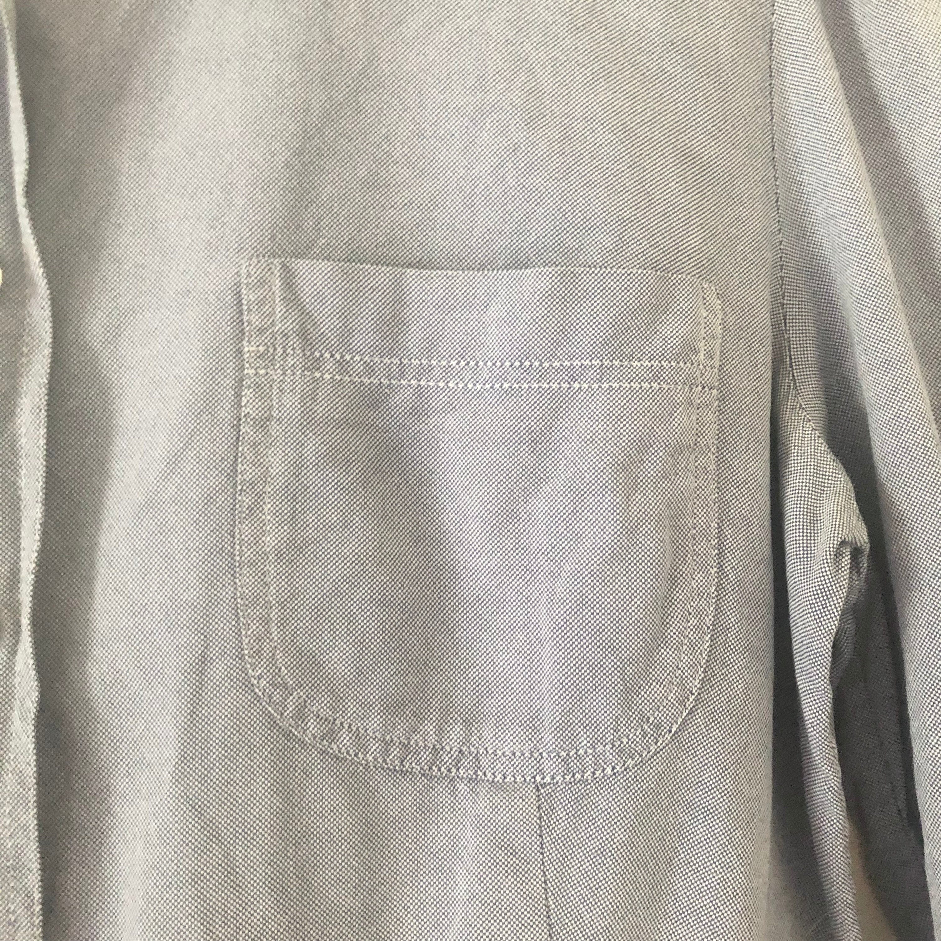 Miu Miu Blue Chambray Blouse • vintage 2000s