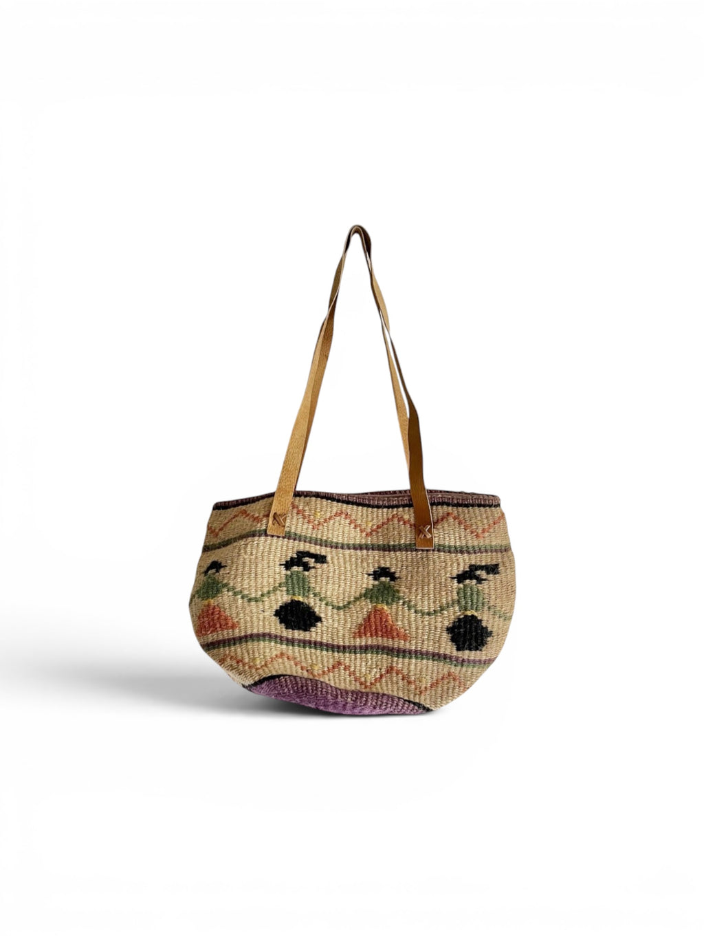 Vintage patterned Sisal Bag