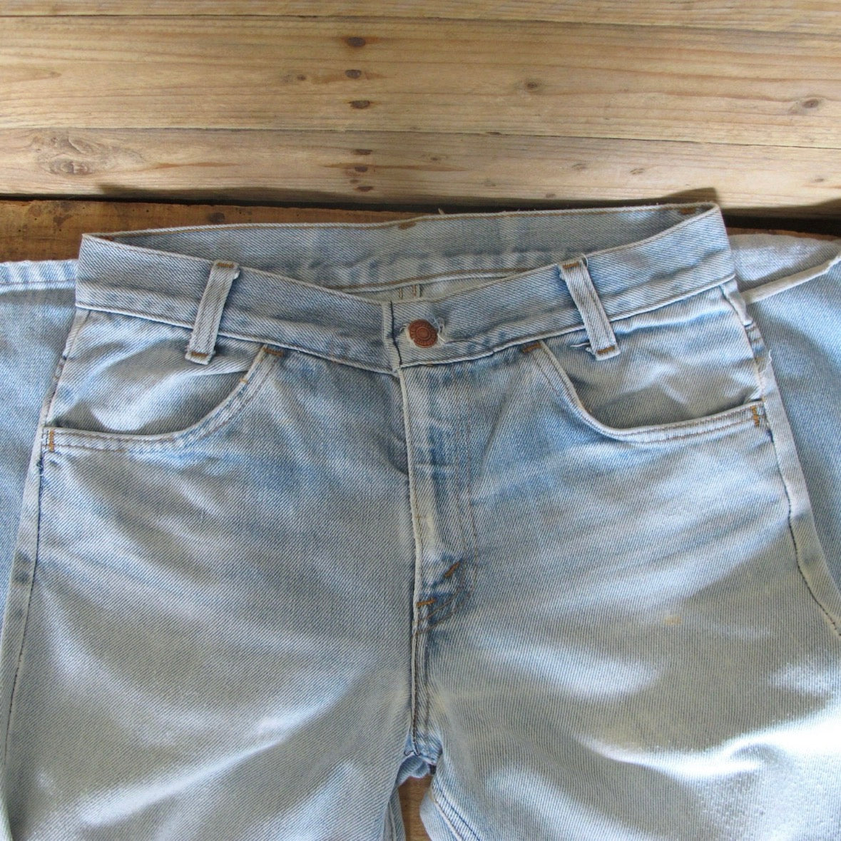 Rare Vintage 70's Levi's 684 Bell Bottom Denim made in usa S