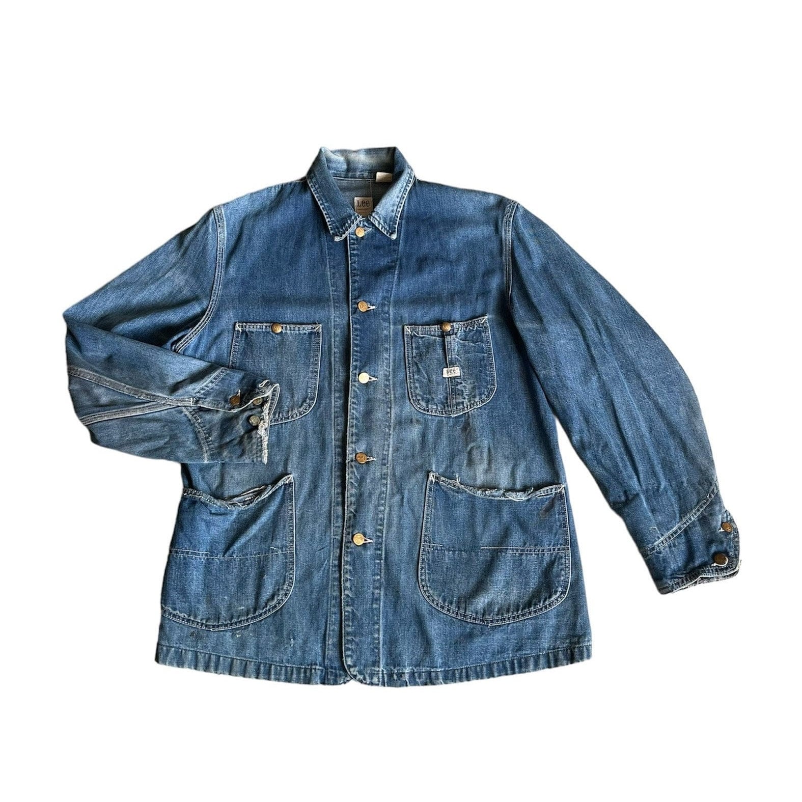 Lee vintage Sanforized union made Denim chore Loco 91J jacket