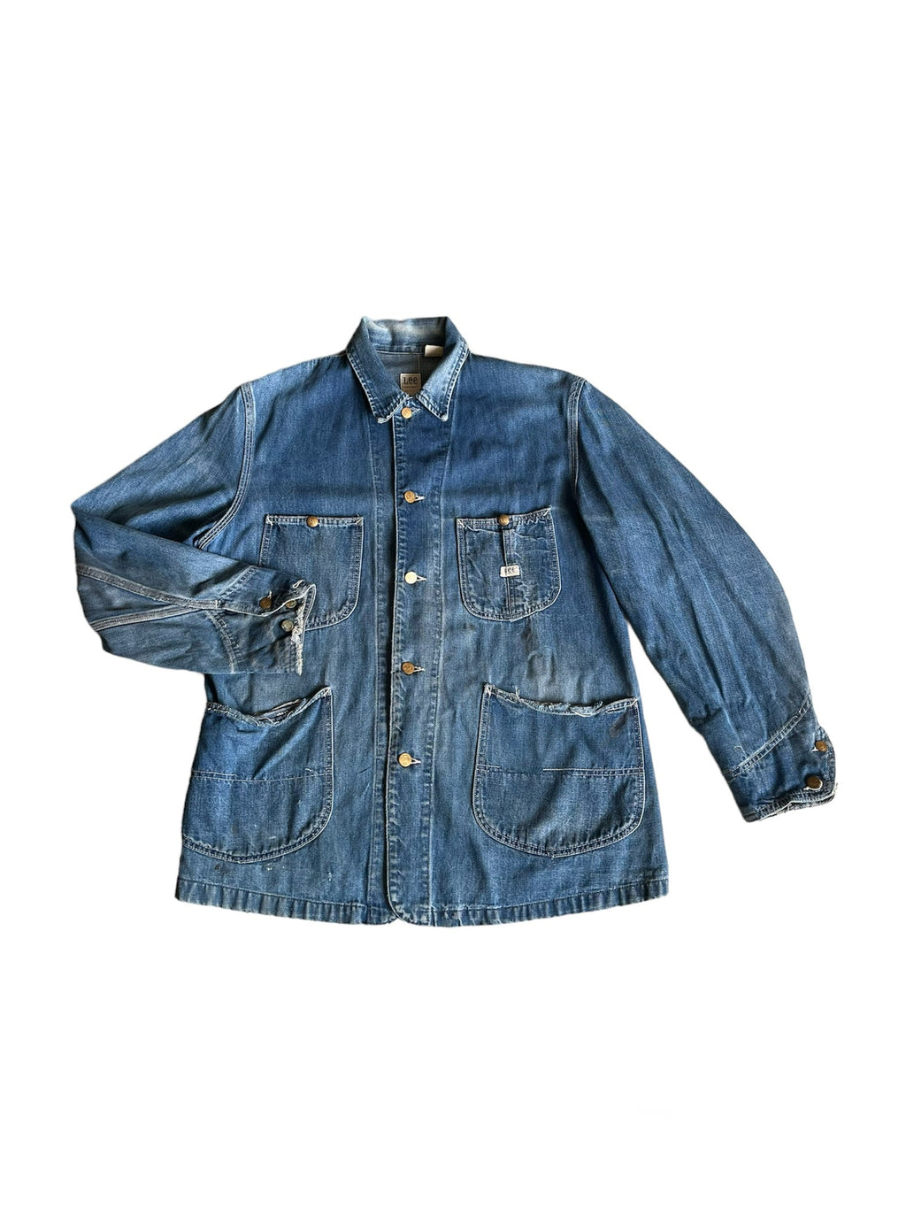 Vintage late 1970's Lee denim sanforized barn Loco jacket made in Usa