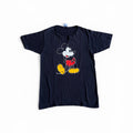 Vintage 80's T-Shirt noir Mickey mouse made in usa S/M