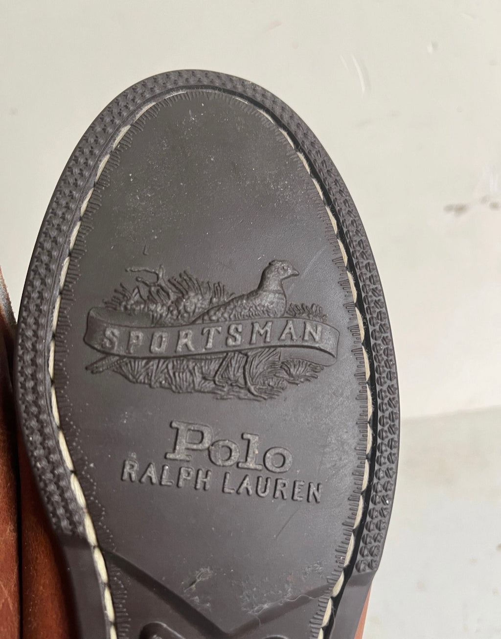 Vintage Ralph Lauren Polo Country leather loafers made in usa 37