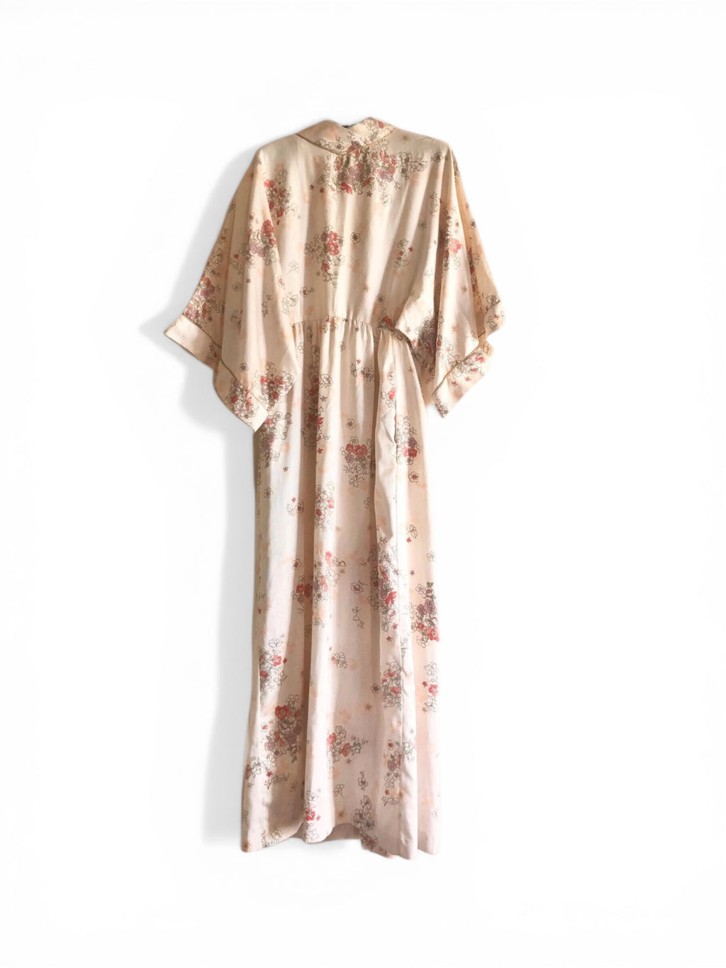 Vintage Christian Dior floral long kimono S