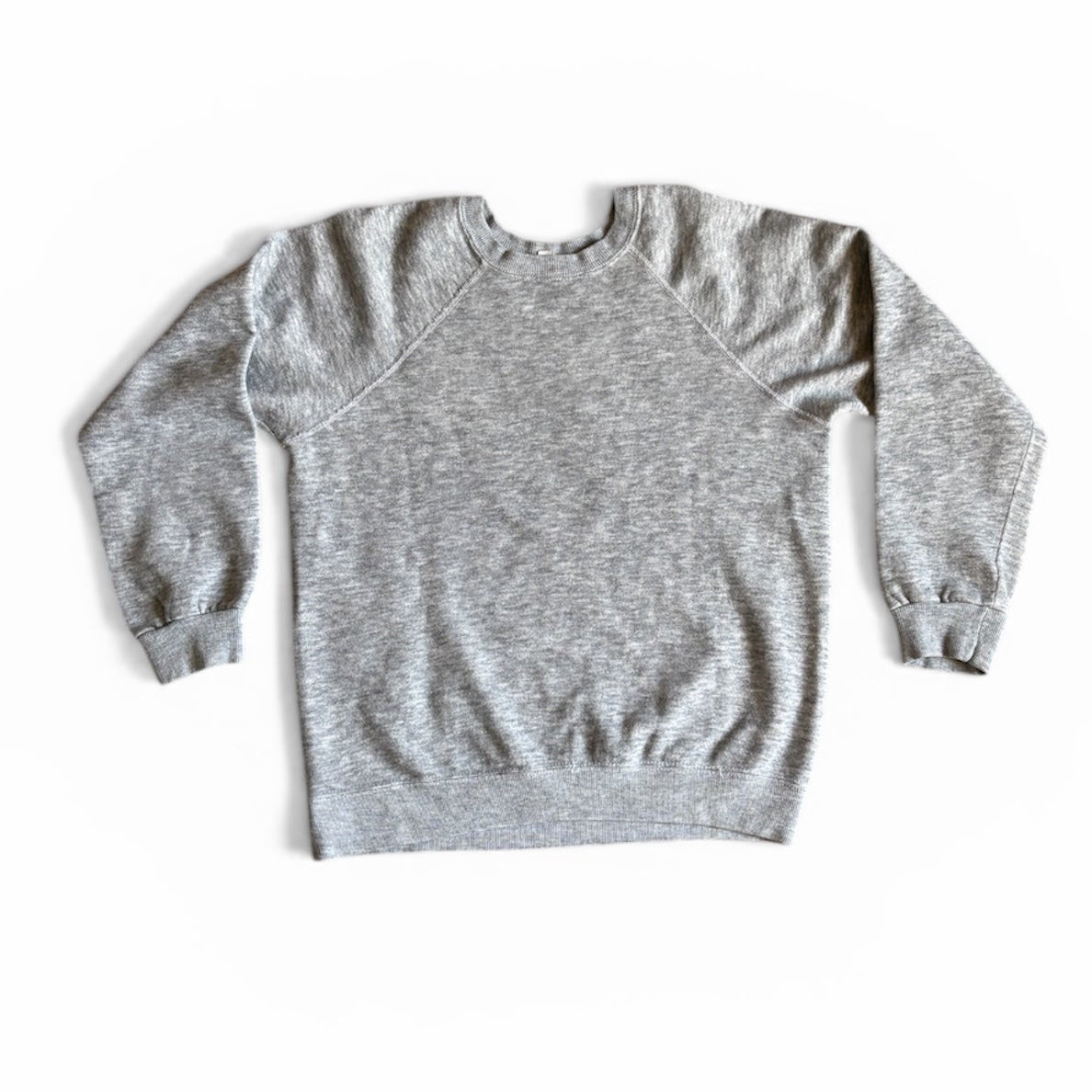 Rare Vintage 1970's Mickey Mouse Disney Grey Raglan sweatshirt S