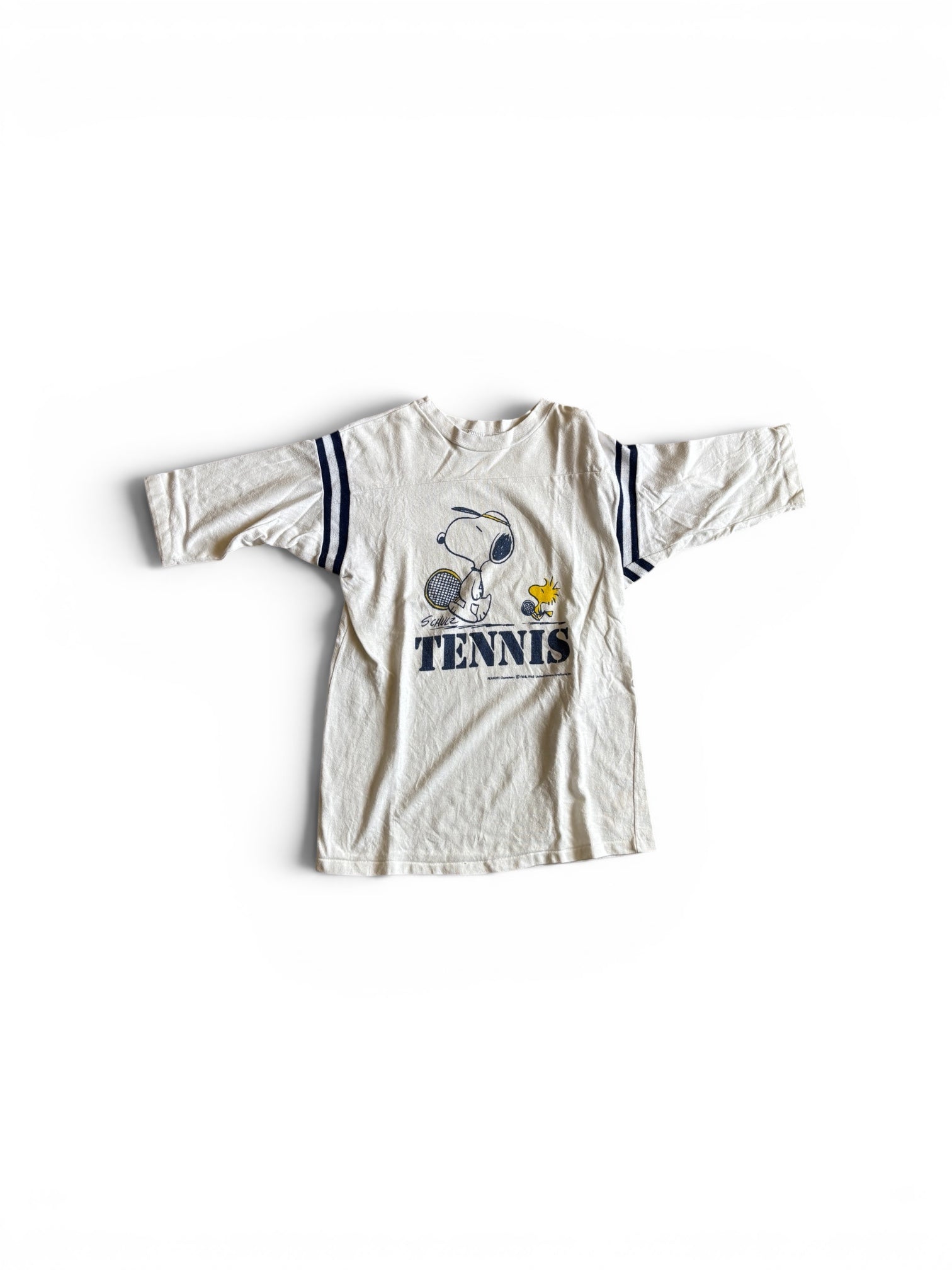 Vintage 70s Snoopy Tennis baseball t-shirt collector•  M