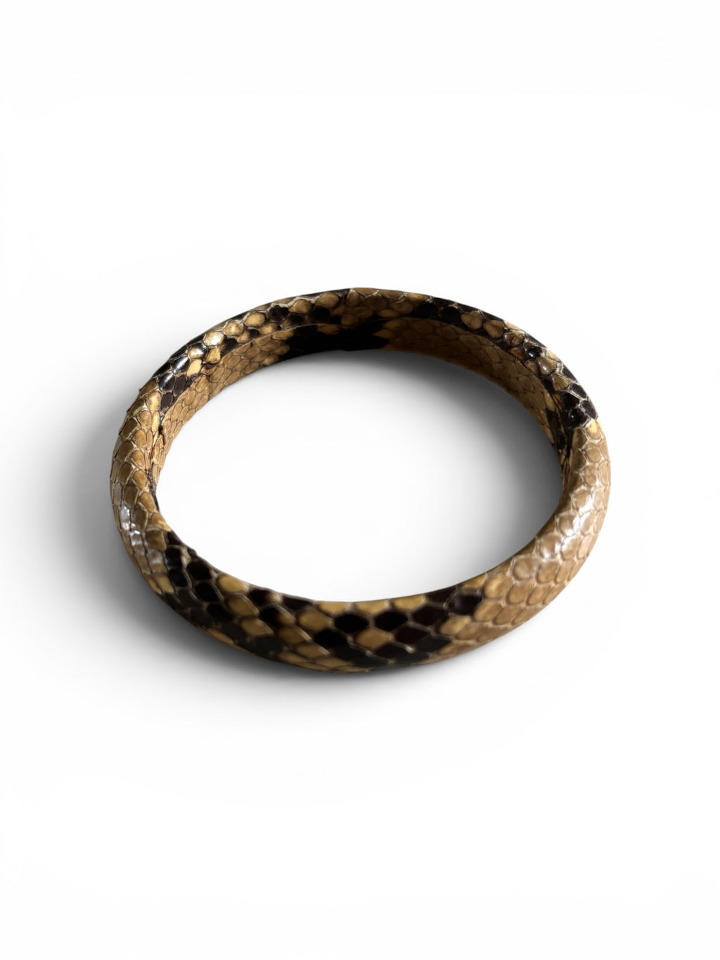 Vintage 80's python reptile bracelet