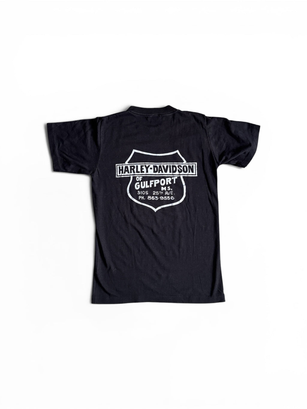 Vintage late 70s 80s Harley Davidson single stitch Eagle  t-shirt S