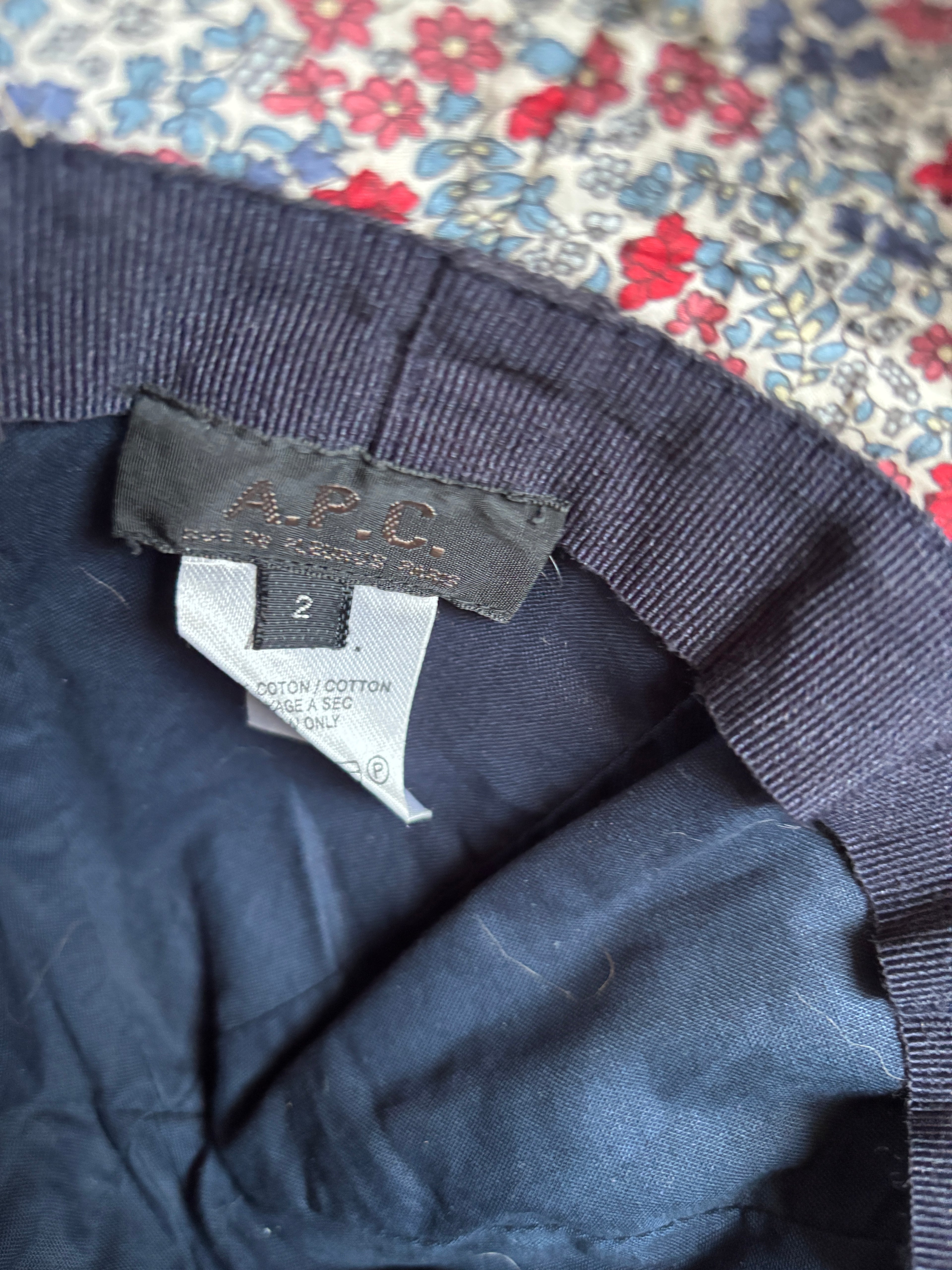 Vintage A.P.C Liberty cloche hat