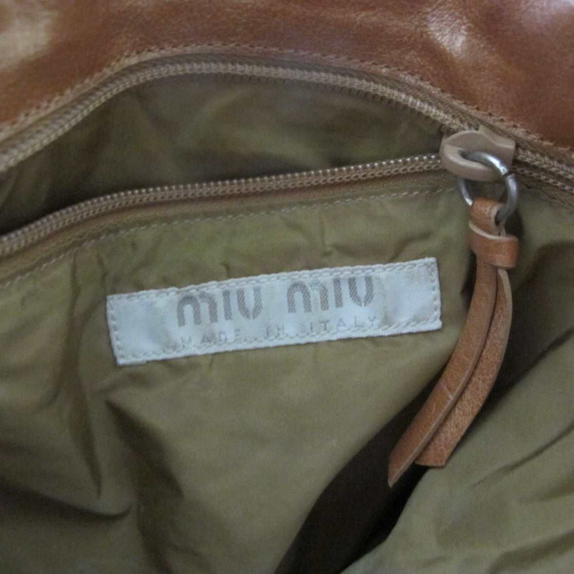 Vintage 90s Miu Miu Leather tote bag