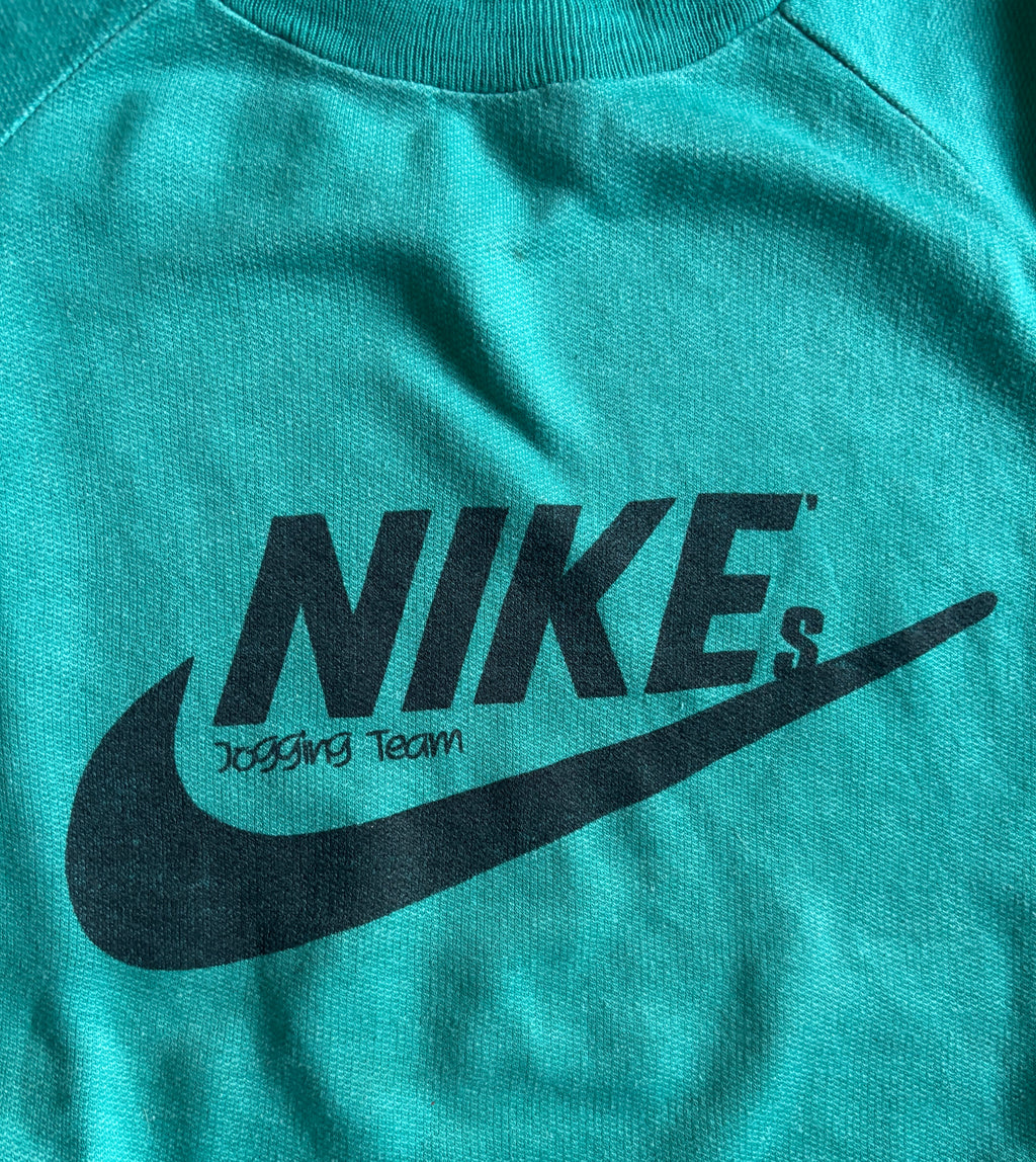 Vintage 80's Nike emerald green sweatshirt M