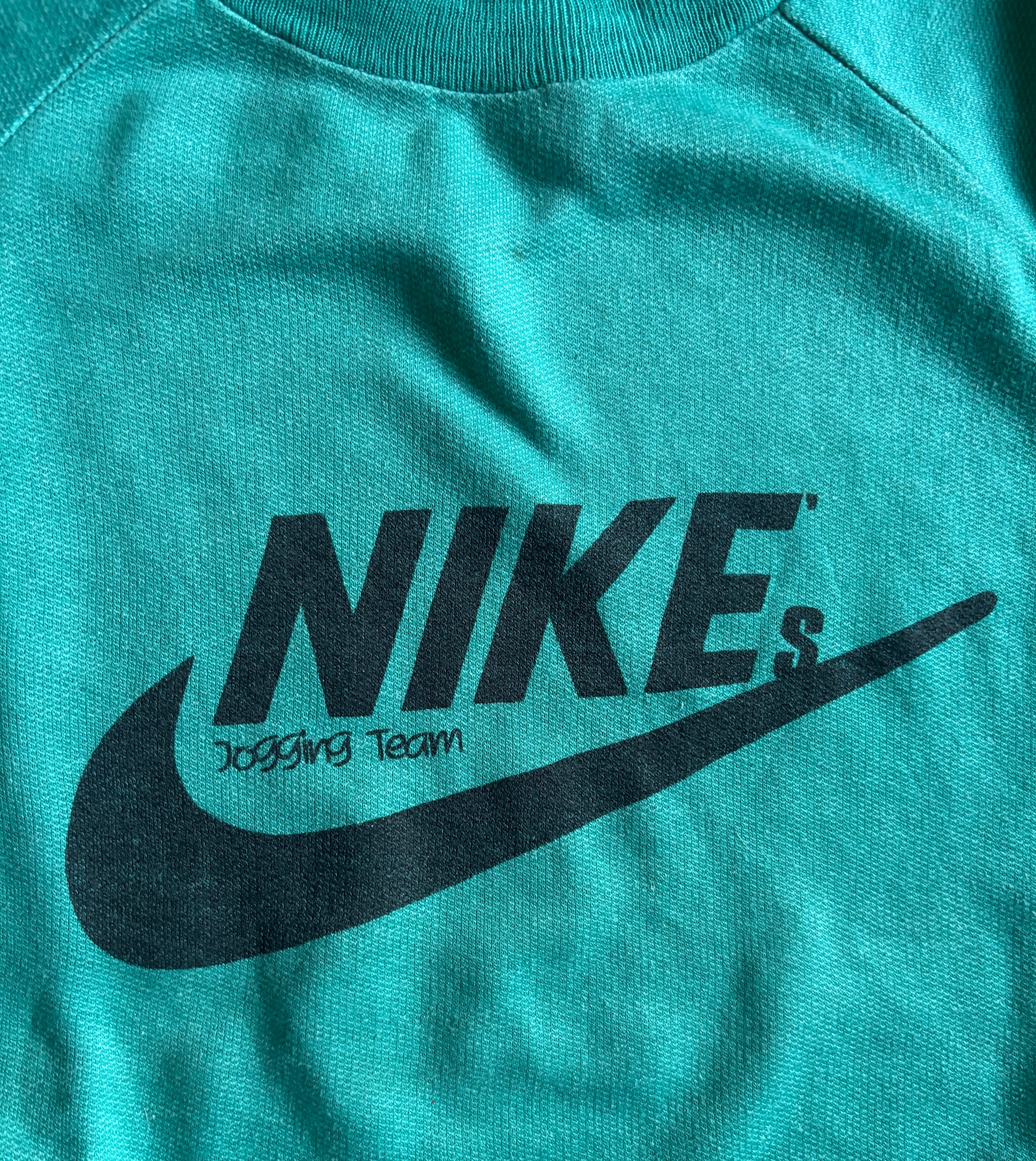 Vintage 80's Nike emerald green sweatshirt M