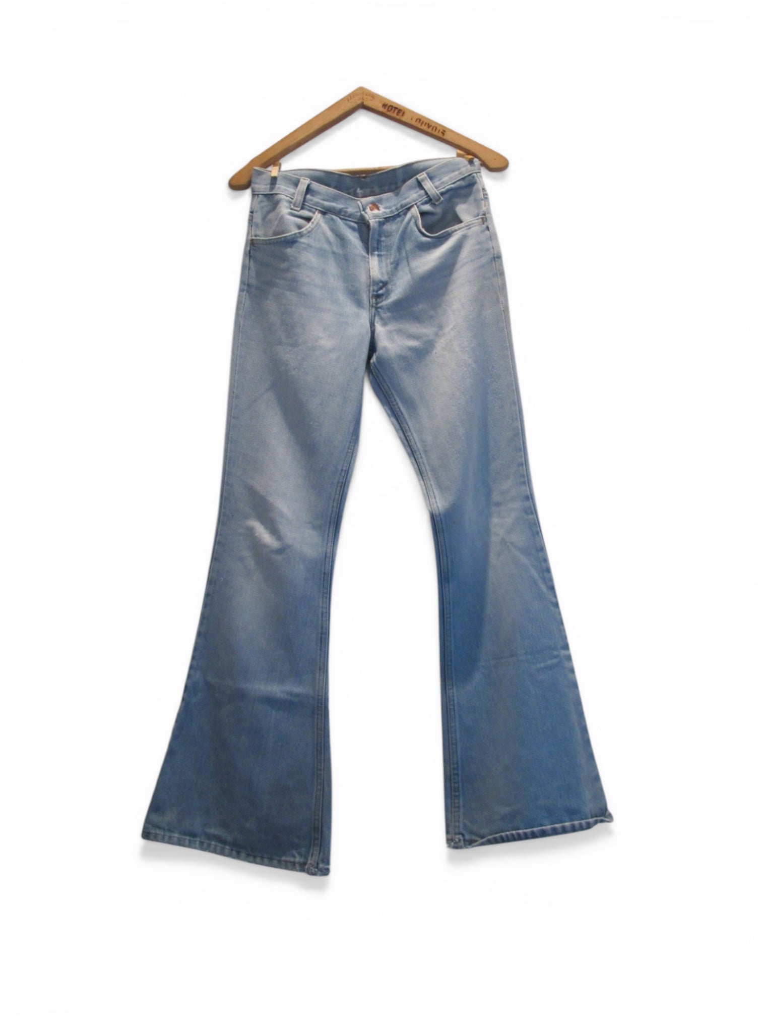 Rare Vintage 70's Levi's 684 Bell Bottom Denim made in usa S