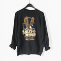 Vintage 80's Harley Davidson Bahamas Fadded black sweatshirt by Fruit Of The Loom Made in Usa  XL