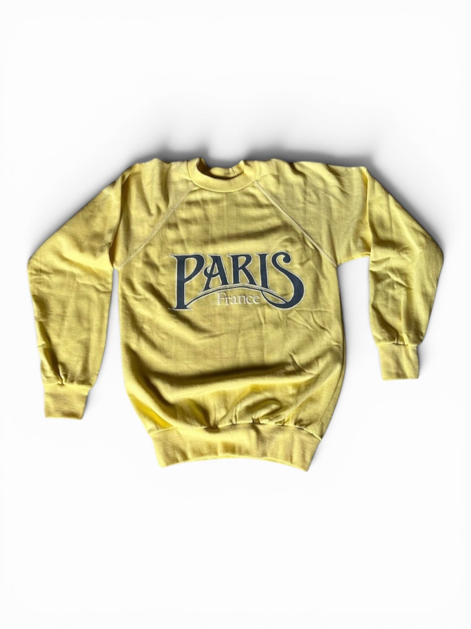 Rare Vintage 80's Paris art nouveau design print souvenir Sweatshirt S
